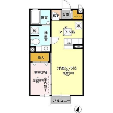 ＭＫ14　Ａの物件間取画像